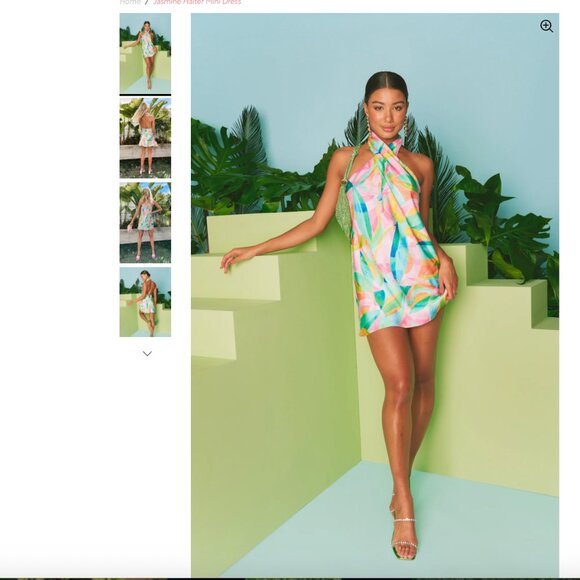 Show Me Your Mumu - Jasmine Halter Mini Dress - Picture 1 of 5
